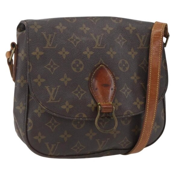 LOUIS VUITTON Monogram Saint Cloud GM Shoulder Bag